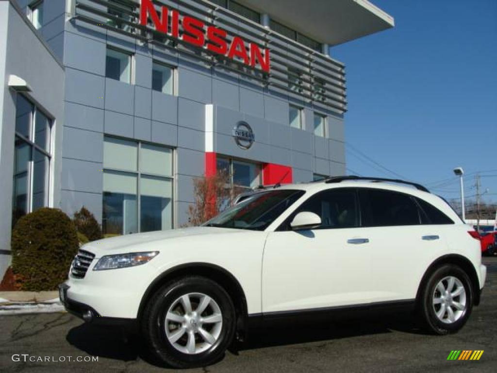 Ivory Pearl White Infiniti FX