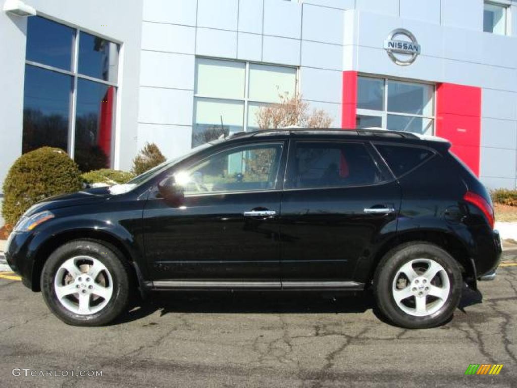 2005 Murano SL AWD - Super Black / Cafe Latte photo #3