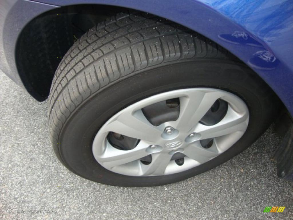 2009 Accent GLS 4 Door - Dark Sapphire Blue / Gray photo #16