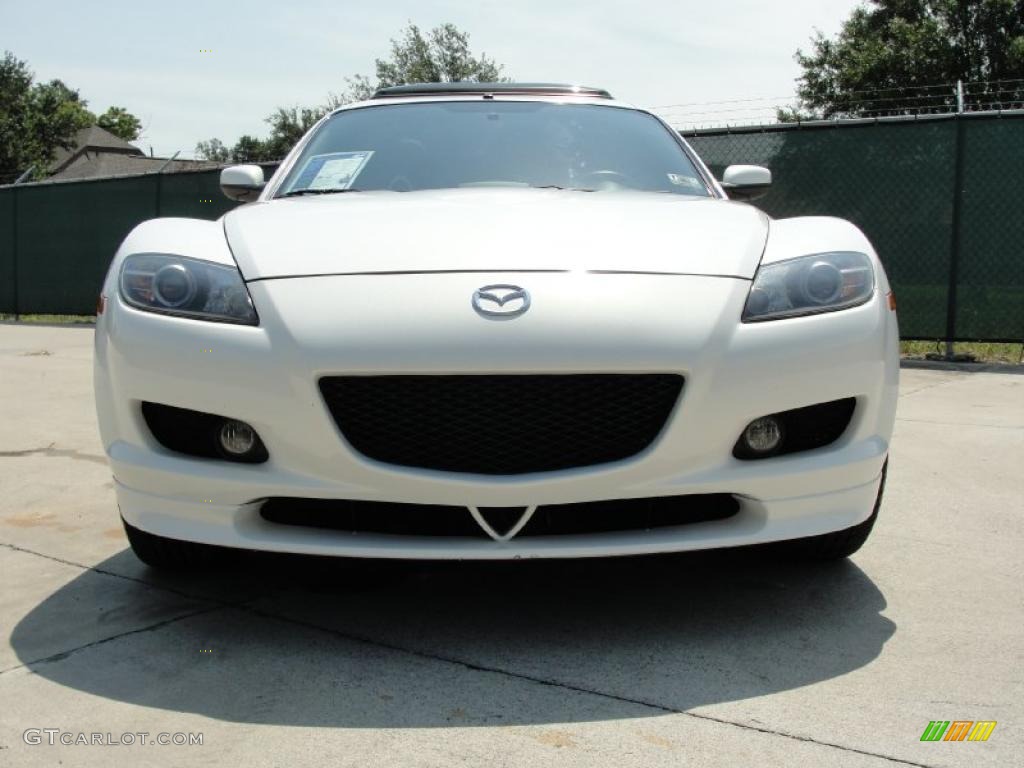 2007 RX-8 Grand Touring - Crystal White Pearl / Sand Beige photo #9