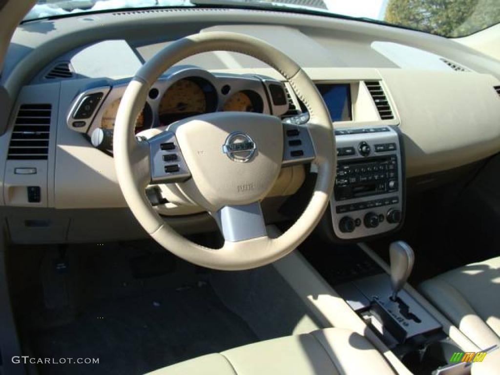 2005 Murano SL AWD - Super Black / Cafe Latte photo #11