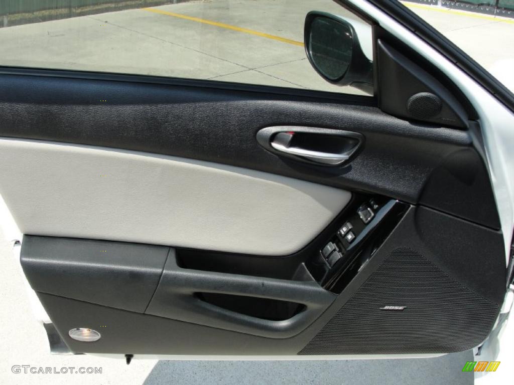 2007 RX-8 Grand Touring - Crystal White Pearl / Sand Beige photo #34