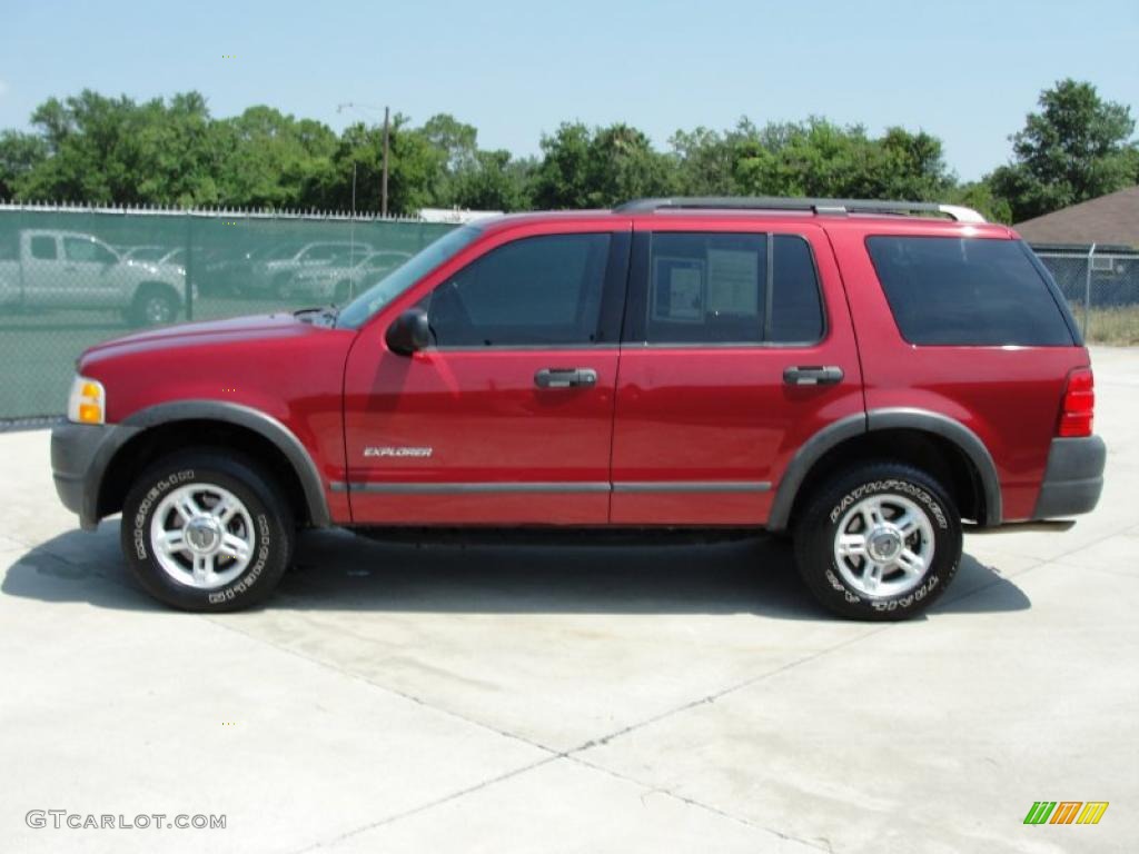 2004 Explorer XLS - Redfire Metallic / Medium Parchment photo #6