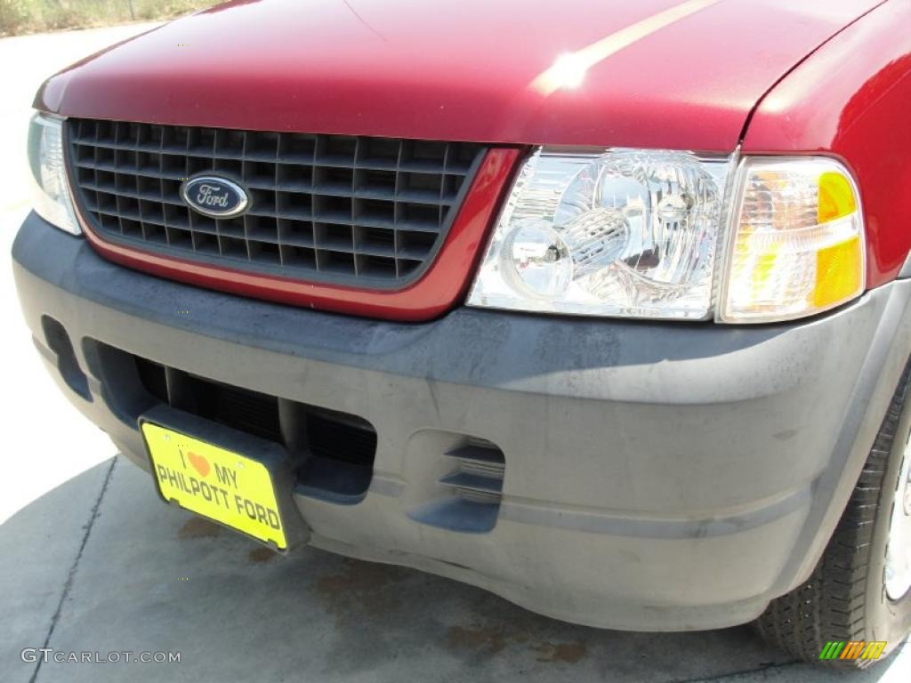 2004 Explorer XLS - Redfire Metallic / Medium Parchment photo #11