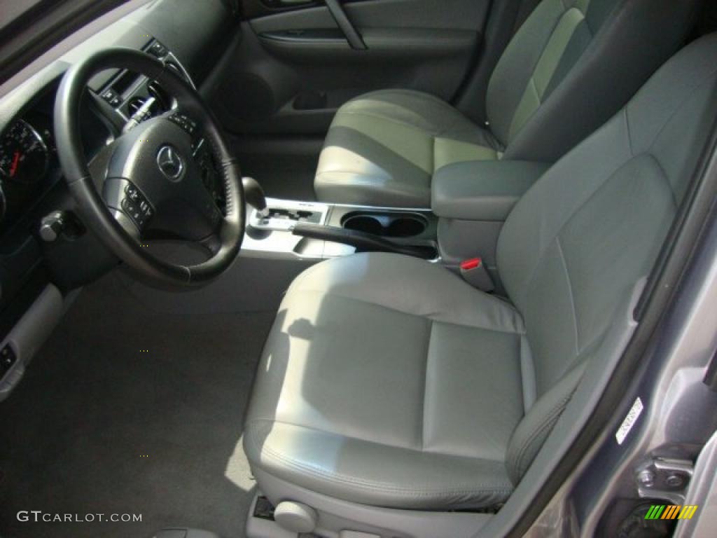 2008 MAZDA6 i Sport Hatchback - Tungsten Gray Metallic / Black photo #11