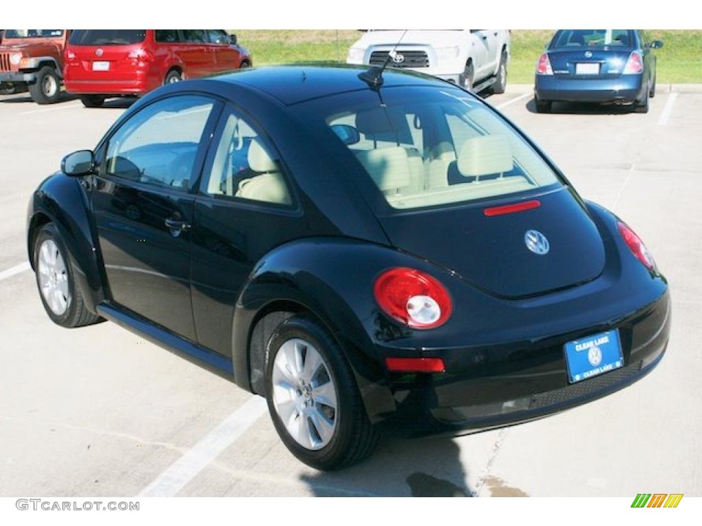 2010 New Beetle 2.5 Coupe - Black / Cream photo #2