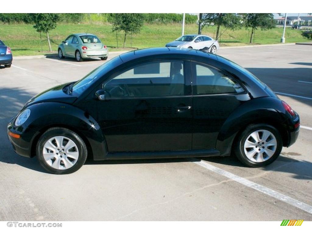 2010 New Beetle 2.5 Coupe - Black / Cream photo #4