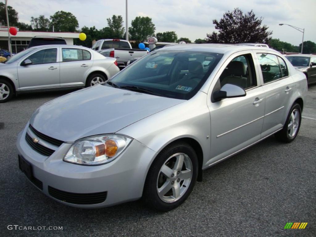 2006 Cobalt LT Sedan - Ultra Silver Metallic / Gray photo #2