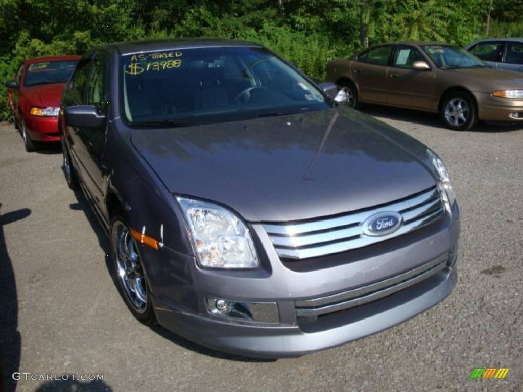 2007 Fusion SEL V6 - Tungsten Grey Metallic / Charcoal Black photo #1
