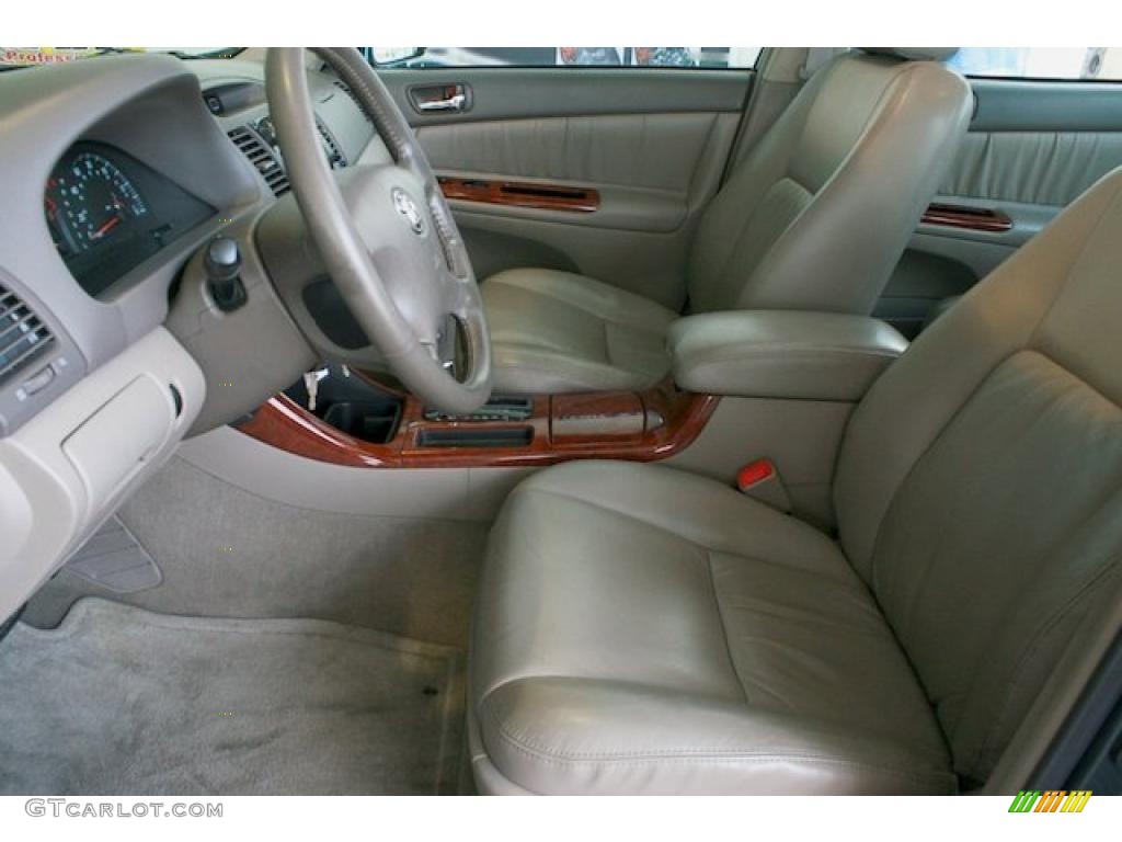 2004 Camry XLE V6 - Aspen Green Pearl / Taupe photo #5