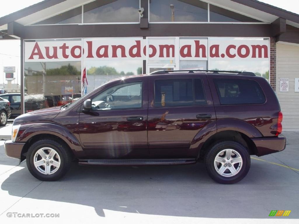 2004 Durango SLT 4x4 - Deep Molten Red Pearl / Medium Slate Gray photo #1