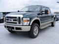 2008 Forest Green Metallic Ford F250 Super Duty King Ranch Crew Cab 4x4  photo #1