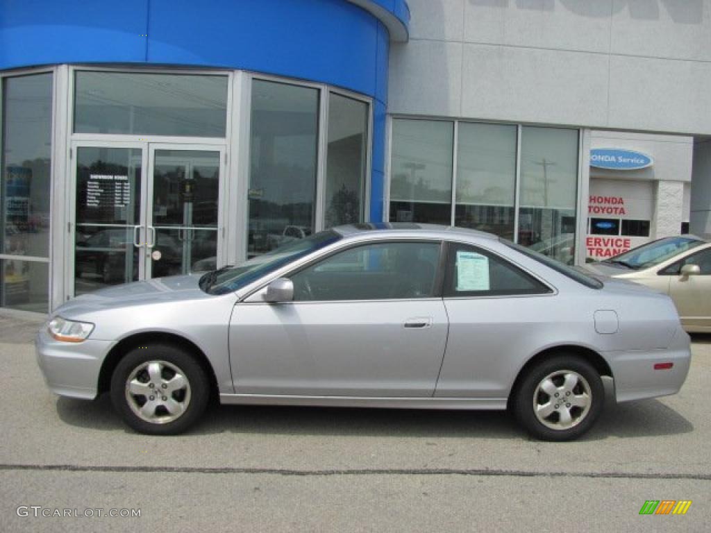 2002 Accord EX Coupe - Satin Silver Metallic / Charcoal photo #3