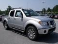 2010 Radiant Silver Metallic Nissan Frontier LE Crew Cab 4x4  photo #7