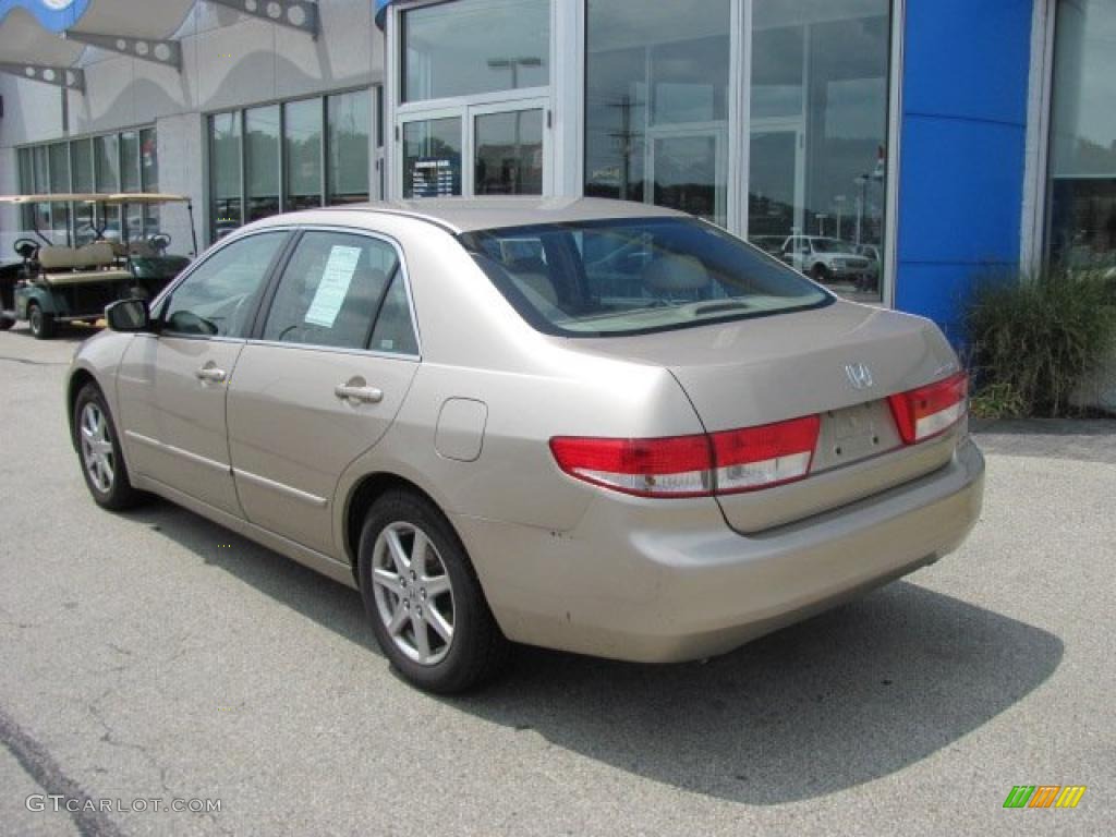 2003 Accord EX V6 Sedan - Desert Mist Metallic / Ivory photo #6