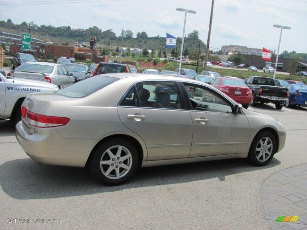 2003 Accord EX V6 Sedan - Desert Mist Metallic / Ivory photo #9
