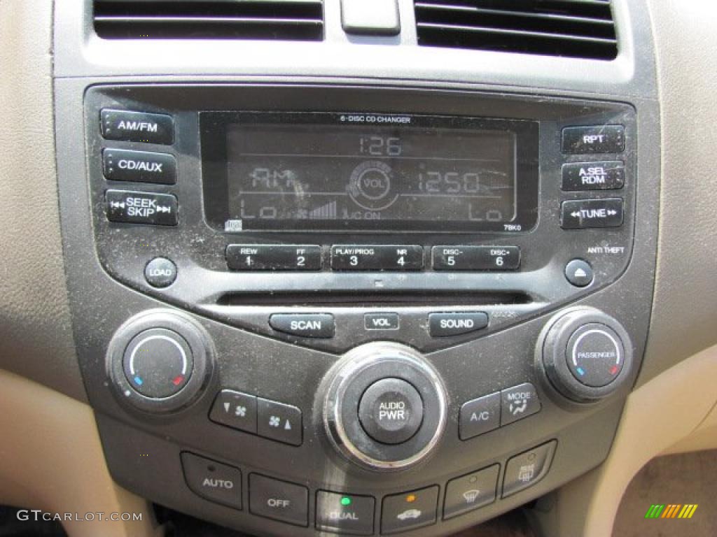 2003 Accord EX V6 Sedan - Desert Mist Metallic / Ivory photo #16