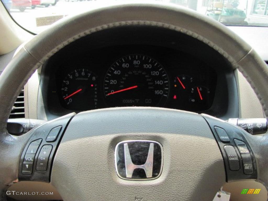2003 Accord EX V6 Sedan - Desert Mist Metallic / Ivory photo #18