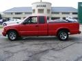 2002 Victory Red Chevrolet S10 LS Extended Cab  photo #2