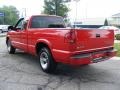 2002 Victory Red Chevrolet S10 LS Extended Cab  photo #3