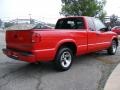 2002 Victory Red Chevrolet S10 LS Extended Cab  photo #5