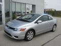 2006 Alabaster Silver Metallic Honda Civic LX Coupe  photo #2