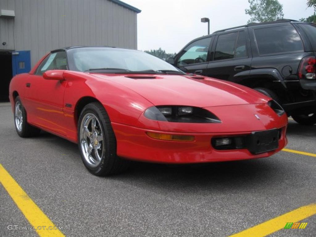 1997 Camaro Z28 Coupe - Bright Red / Dark Grey photo #2