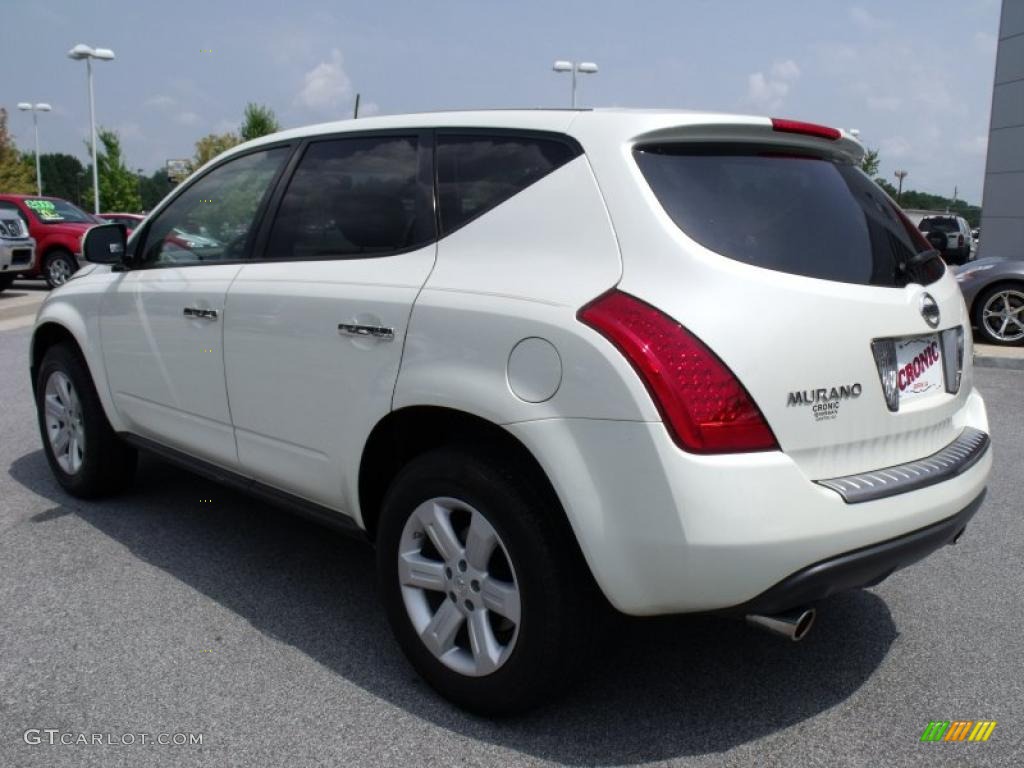 2007 Murano S - Glacier Pearl White / Cafe Latte photo #3