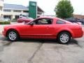 2006 Torch Red Ford Mustang V6 Deluxe Coupe  photo #2