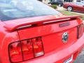 2006 Torch Red Ford Mustang V6 Deluxe Coupe  photo #26