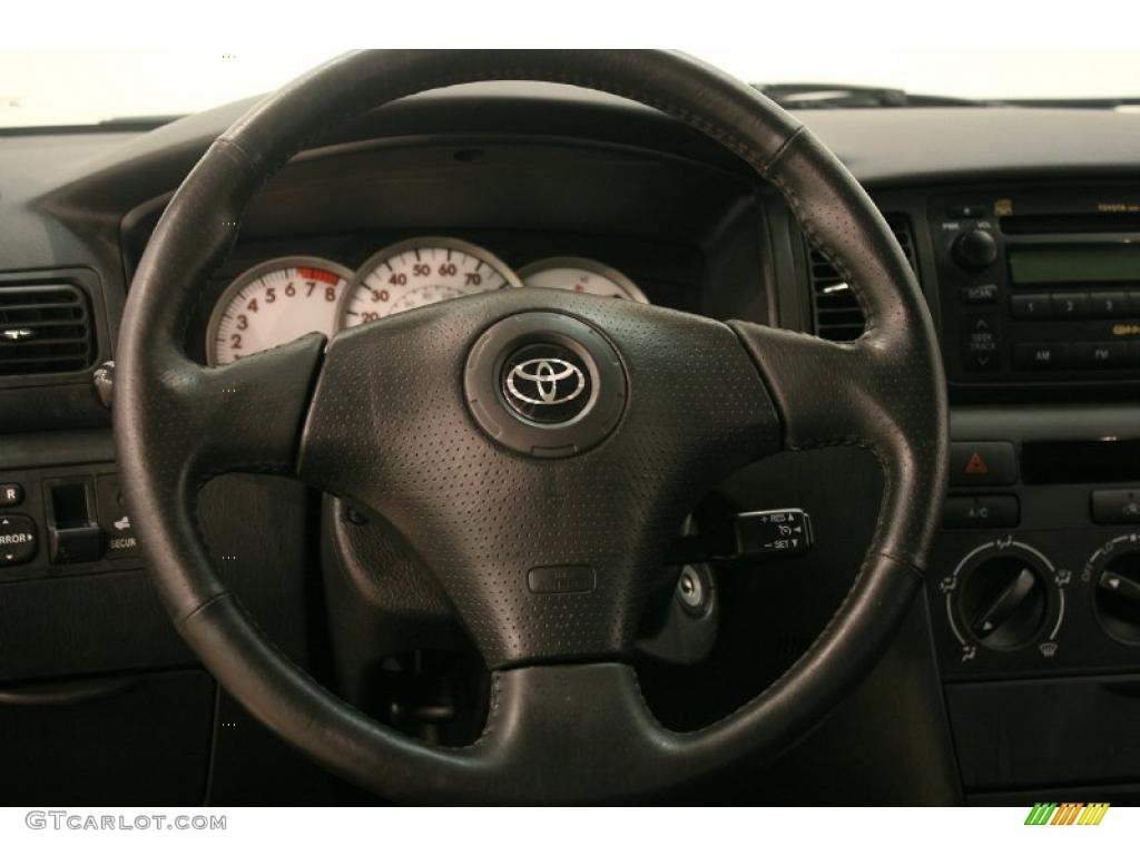 2007 Corolla S - Super White / Dark Charcoal photo #12