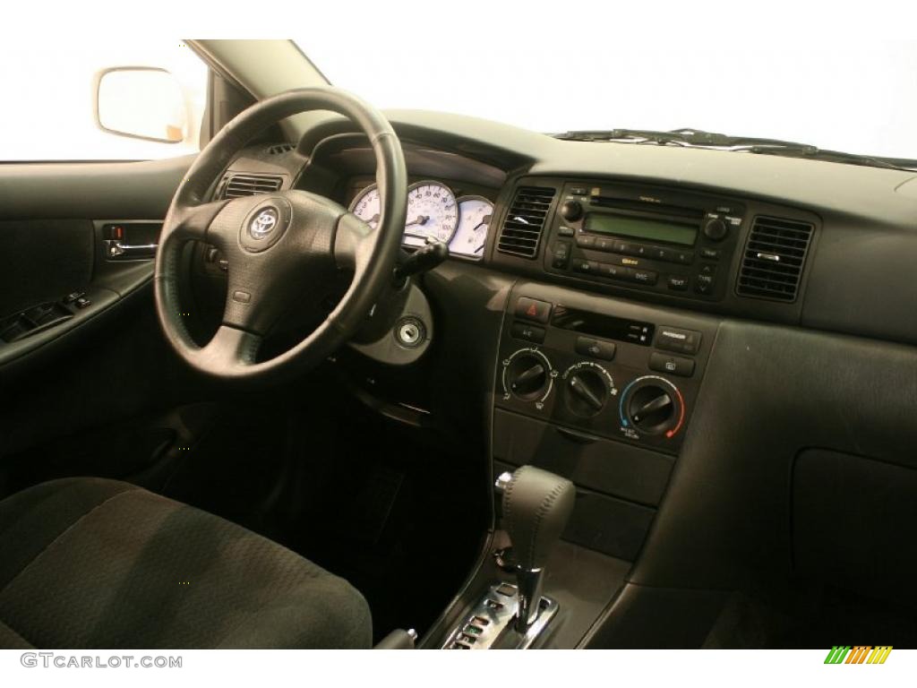 2007 Corolla S - Super White / Dark Charcoal photo #16