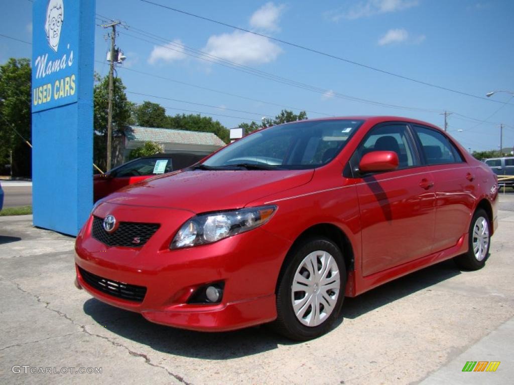 2009 Corolla  - Barcelona Red Metallic / Dark Charcoal photo #4