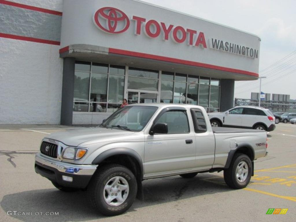 2004 Tacoma V6 TRD Xtracab 4x4 - Lunar Mist Metallic / Charcoal photo #1