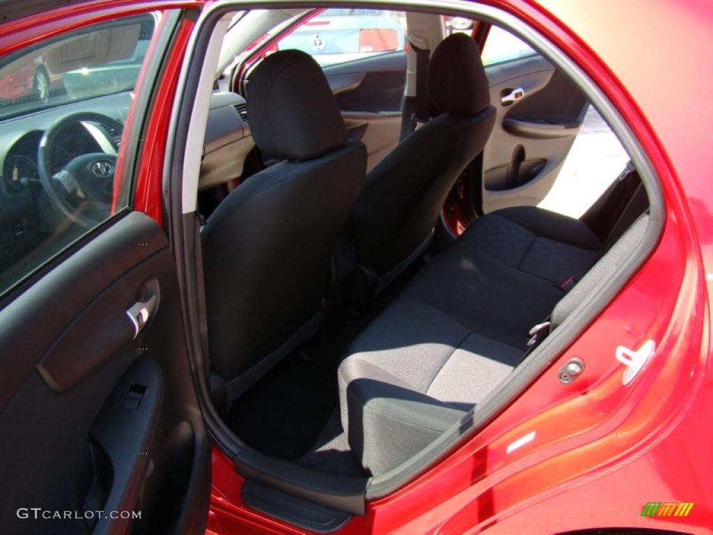2009 Corolla  - Barcelona Red Metallic / Dark Charcoal photo #11