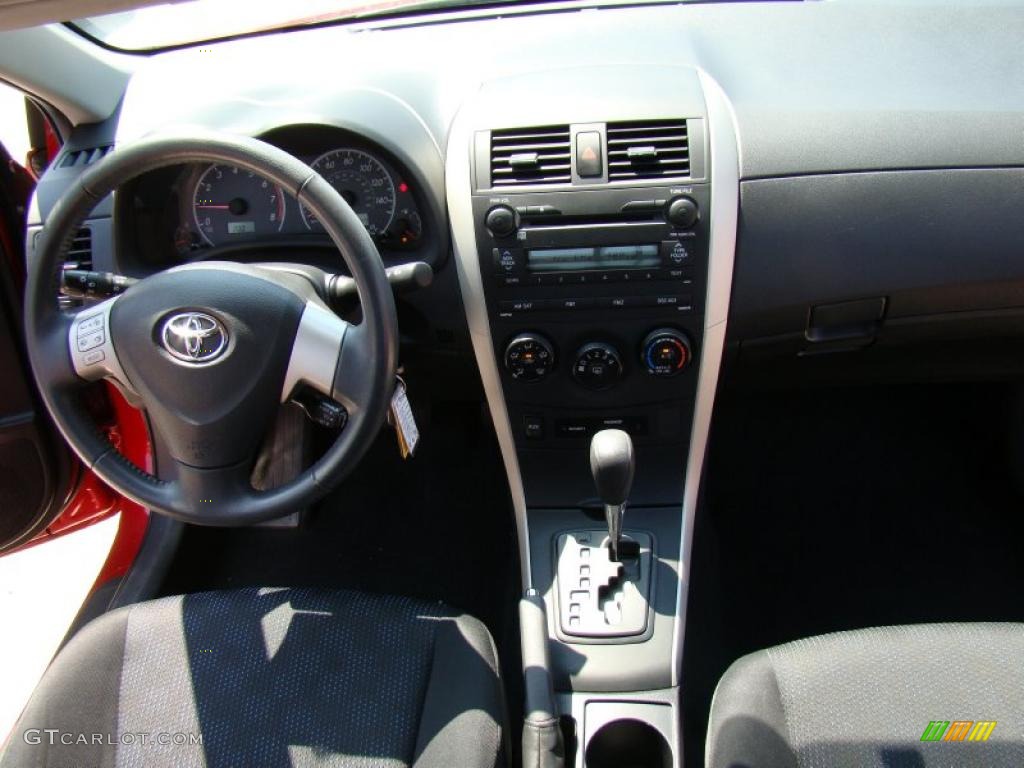 2009 Corolla  - Barcelona Red Metallic / Dark Charcoal photo #14