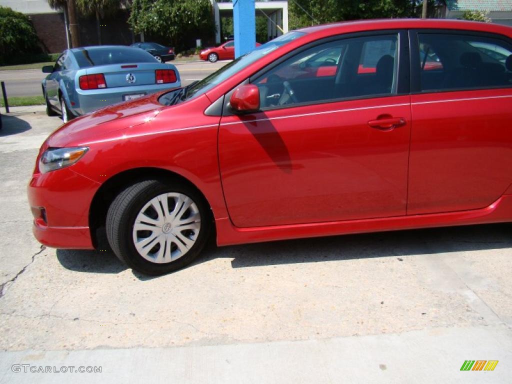 2009 Corolla  - Barcelona Red Metallic / Dark Charcoal photo #29