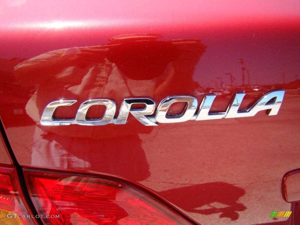 2009 Corolla  - Barcelona Red Metallic / Dark Charcoal photo #32