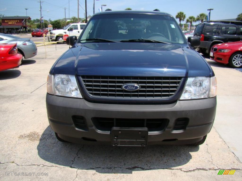 2003 Explorer XLS - True Blue Metallic / Graphite Grey photo #3