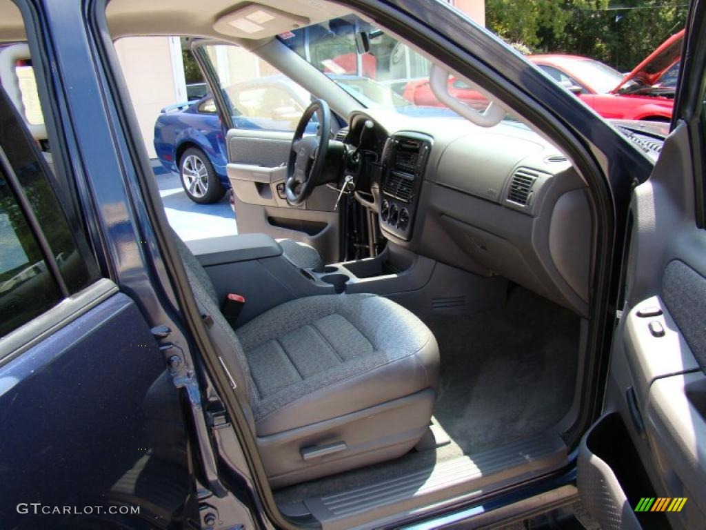 2003 Explorer XLS - True Blue Metallic / Graphite Grey photo #15