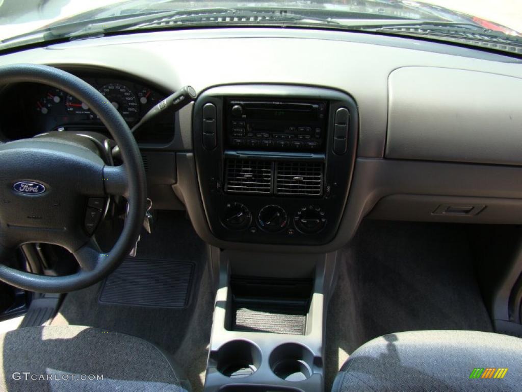 2003 Explorer XLS - True Blue Metallic / Graphite Grey photo #17