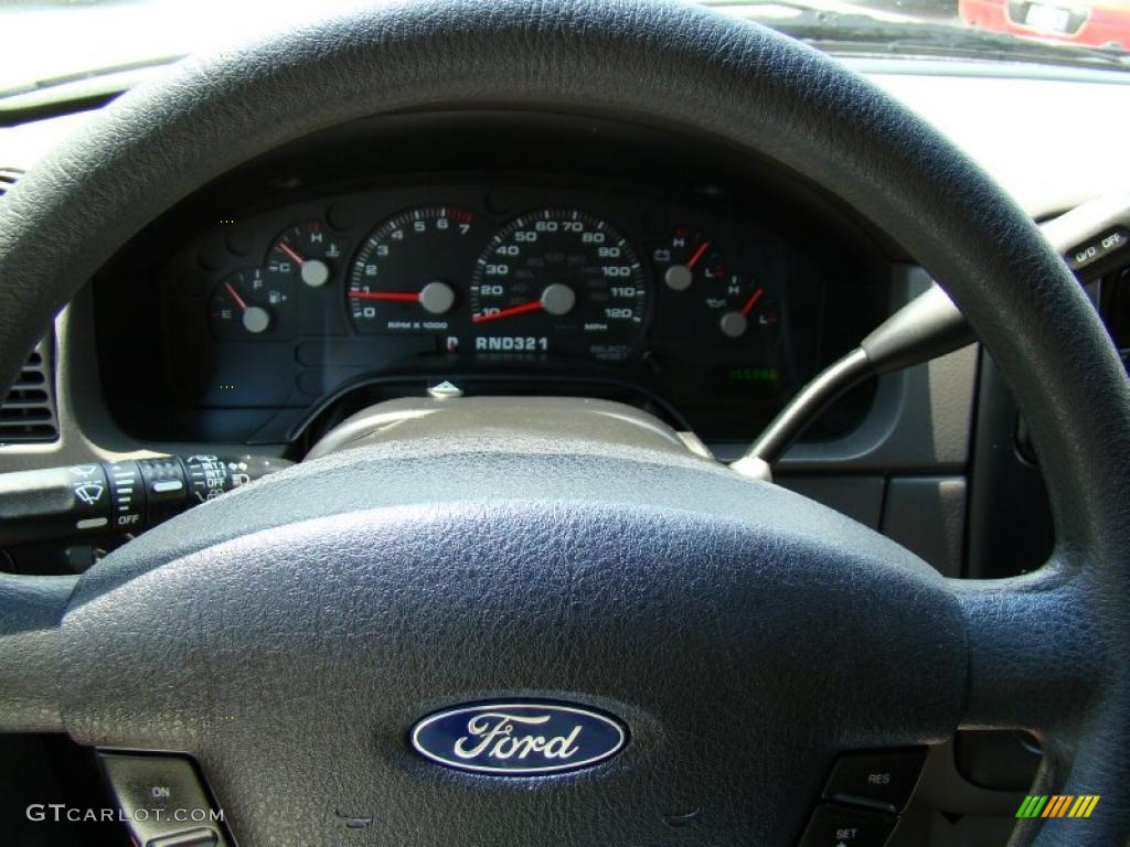 2003 Explorer XLS - True Blue Metallic / Graphite Grey photo #23