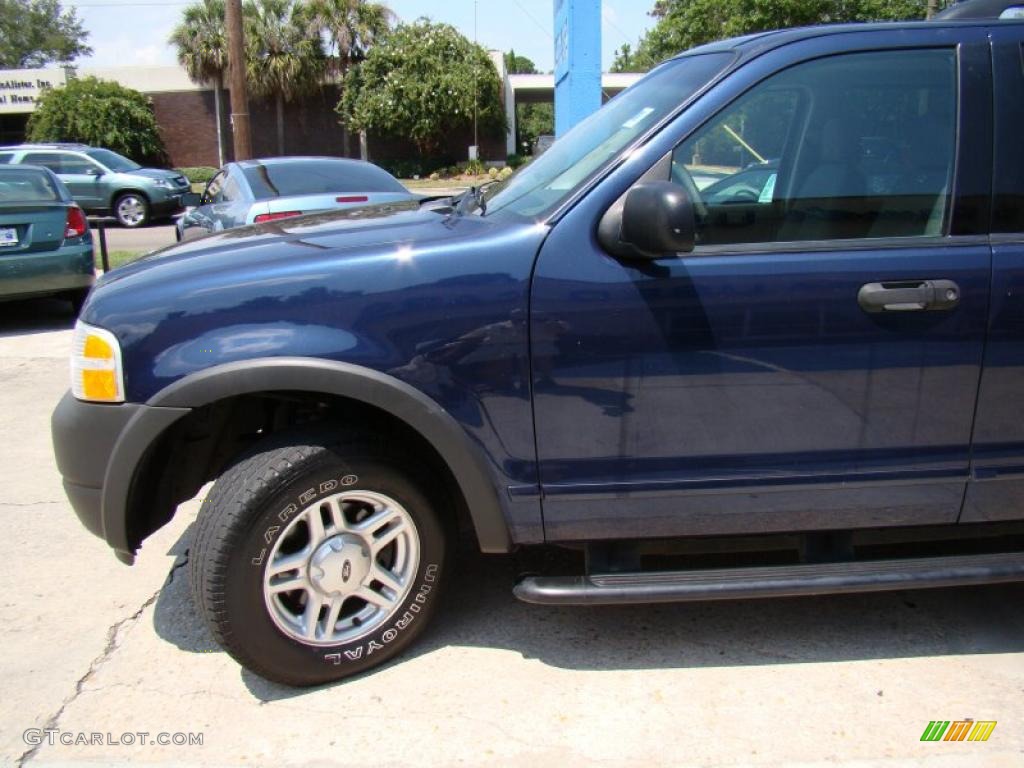 2003 Explorer XLS - True Blue Metallic / Graphite Grey photo #32