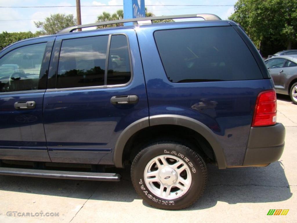 2003 Explorer XLS - True Blue Metallic / Graphite Grey photo #33