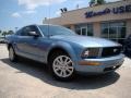 2006 Windveil Blue Metallic Ford Mustang V6 Deluxe Coupe  photo #26