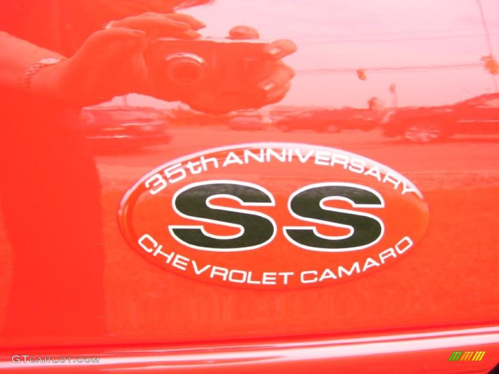 2002 Camaro Z28 SS 35th Anniversary Edition Coupe - Bright Rally Red / Ebony Black/Medium Gray photo #9