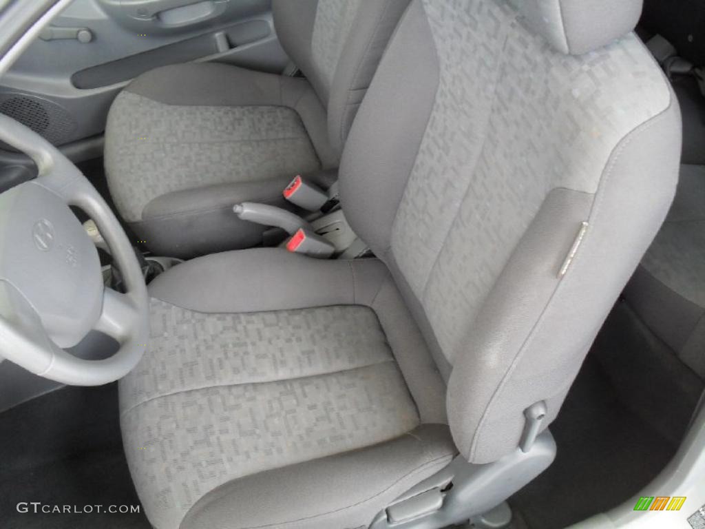 2005 Accent GLS Coupe - Silver Mist / Gray photo #20