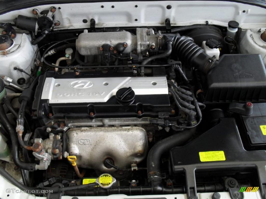 2005 Accent GLS Coupe - Silver Mist / Gray photo #26