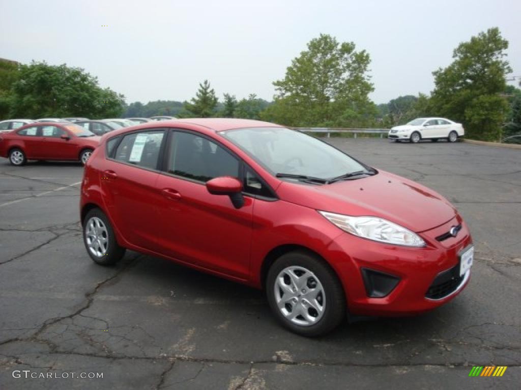 Red Candy Metallic Ford Fiesta