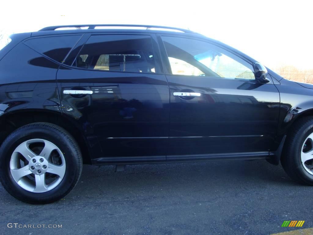 2005 Murano SL AWD - Super Black / Charcoal photo #10